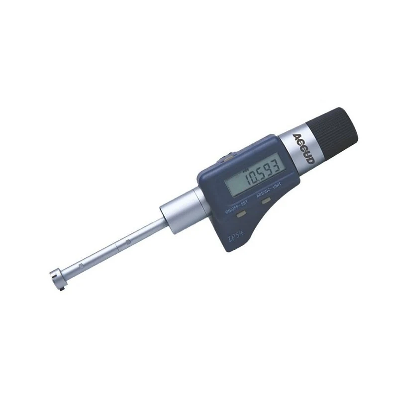 Accud | Micrometer Digital Three Points Internal 10-12mm with Setting Ring